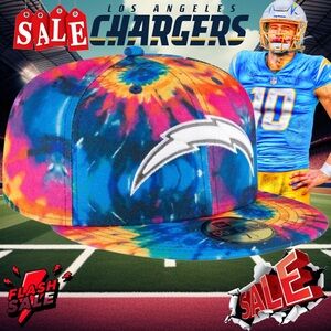 Brand New Era Multi-Color Chargers NFL Crucial Catch 59FIFTY 7 1/2 “RARE”